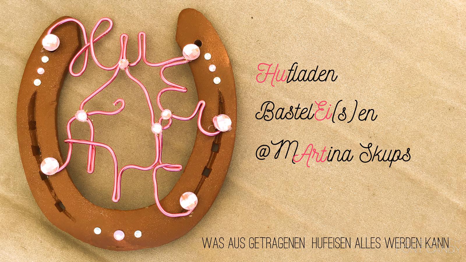 Hufladen - BastelEi(s)en @MArtina Skups Logo